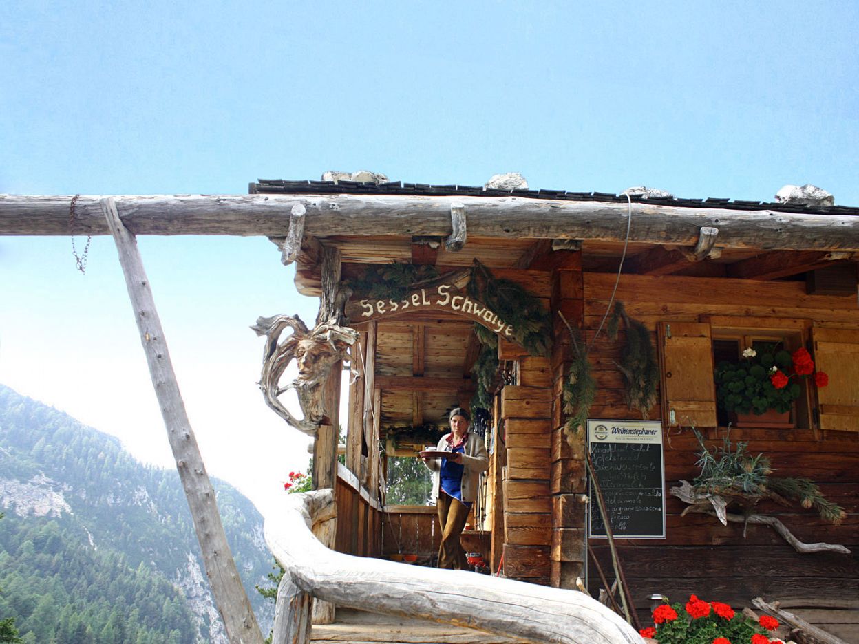 Die Sessel Schwaige, eine der schönsten Berghütten Südtirols